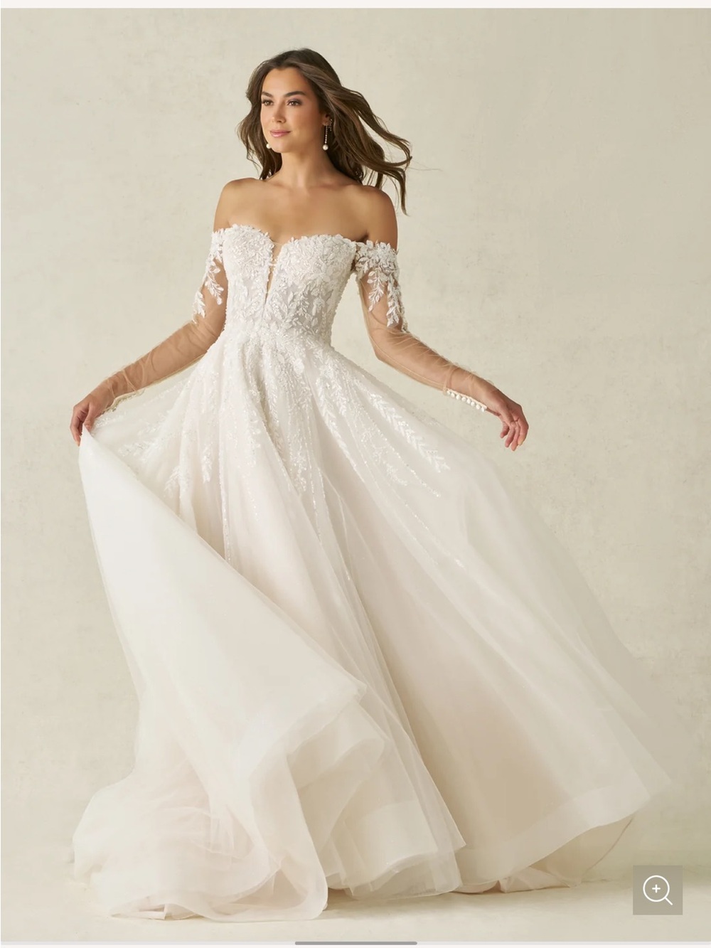 Allure bridals A1418SL sleeves only - Picture 3 of 7